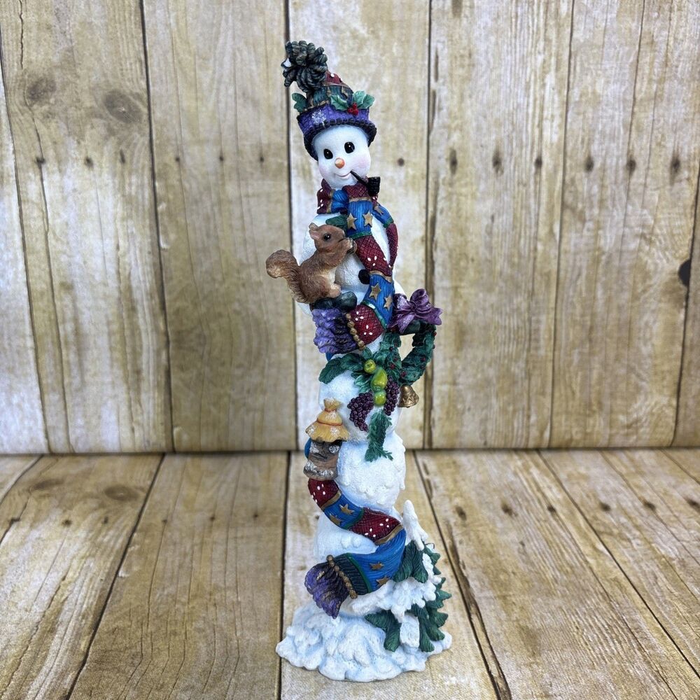 Lenox Pencil Snowman Figure Winter Companion 12" 2000
